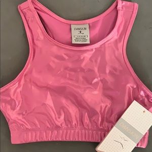 Girls gymnastics sports bra